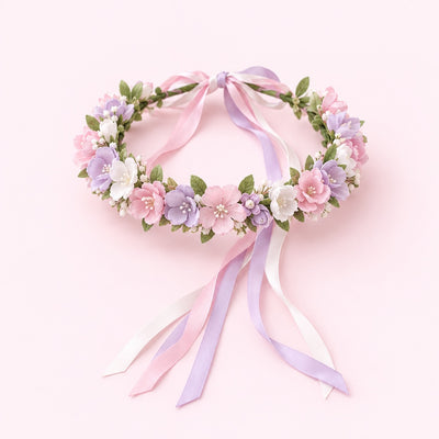 Flower fairy crown