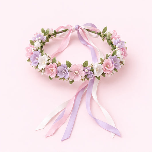 Flower fairy crown