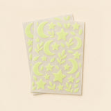 Glow-in-the-dark star wall stickers