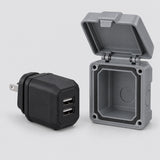 Outdoor USB plug + weatherproof cover