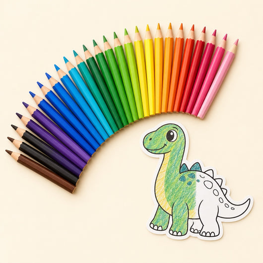24 coloured pencils