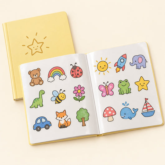 Sticker collecting book